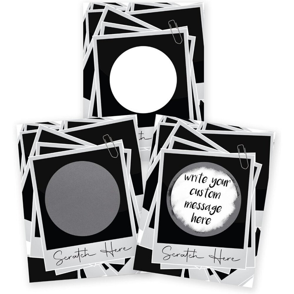 DIY Scratch Off Cards 20 Pack 3x4 Make Your Own